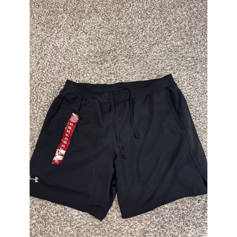 Under Armour UA Launch 7” Shorts Men’s XL Black Running Fitted NWT 1382620, New